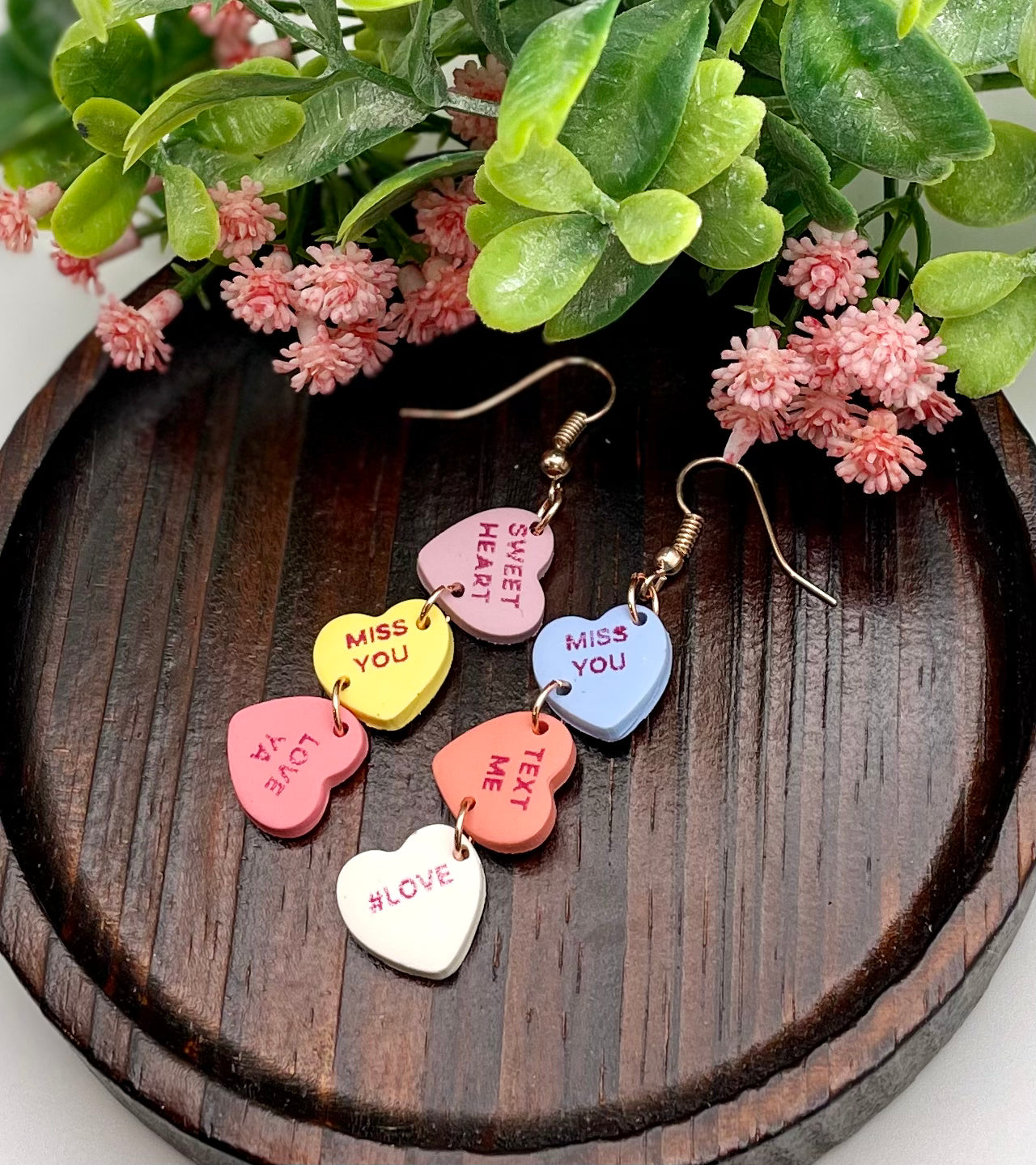 Conversation Heart dangles